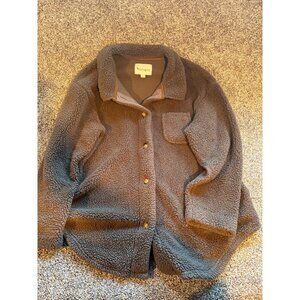 Koolaburra by UGG Fleece Shirt Jacket‎ Women's Brown Sherpa